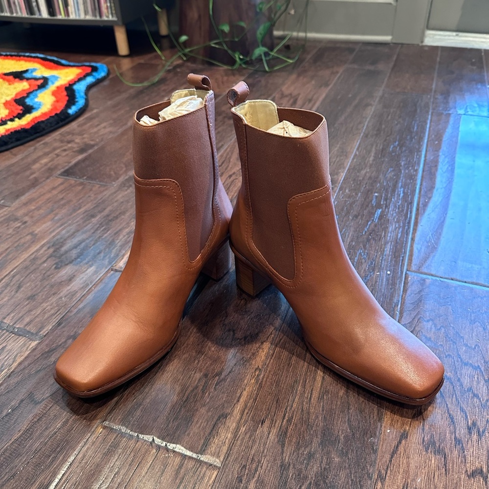 Portland Leather Tawny Chelsea Boots